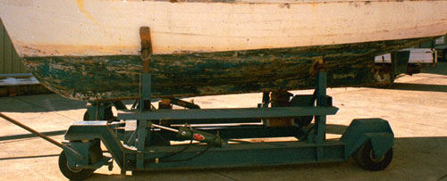 timber boat ready for repairs